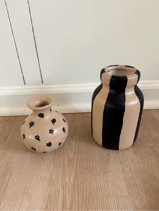 Other - Bundle of Two Painted Vases